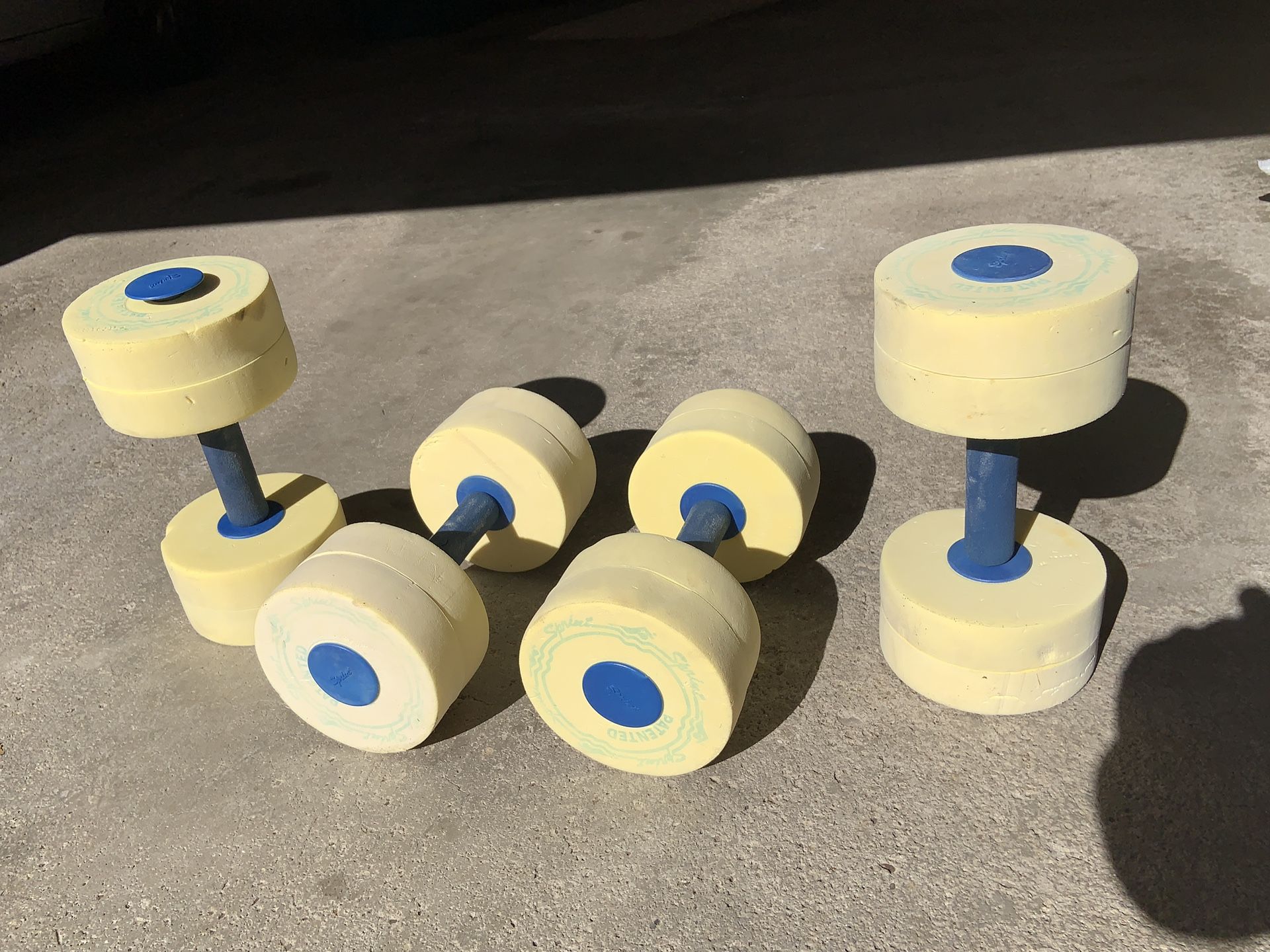 WATER AEROBICS DUMBBELLS