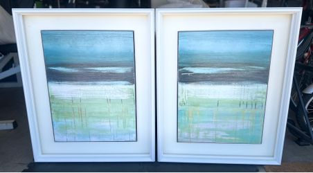 Sea & Sky I and II by Heather McAlpine