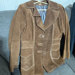 70’s Suede Jacket Set