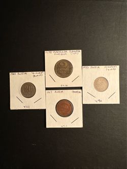 Coins Yugoslavia 1938,Russia 1915-33,40 years