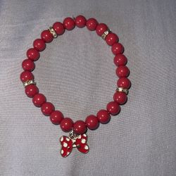 Minnie Mouse Inspired Bracelet