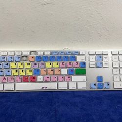 Apple A1243 Logic Keyboard For MediaComposer Wired Keyboard USB Missing Caps