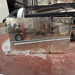 Medicine Cabinet  with three mirror doors