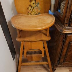 Vintage 1950's high chair