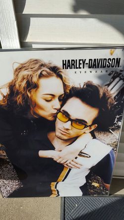 Harley Davidson eye wear sign