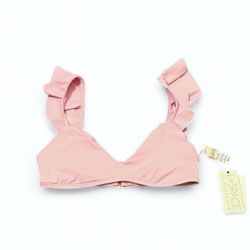 L*SPACE Harper ruffle swim Top