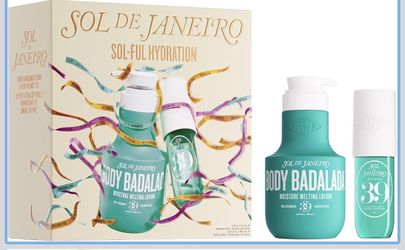 Brand New-Sol de Janeiro Gift Set - Body Badalada Body Lotion & Cheirosa Perfume Mist