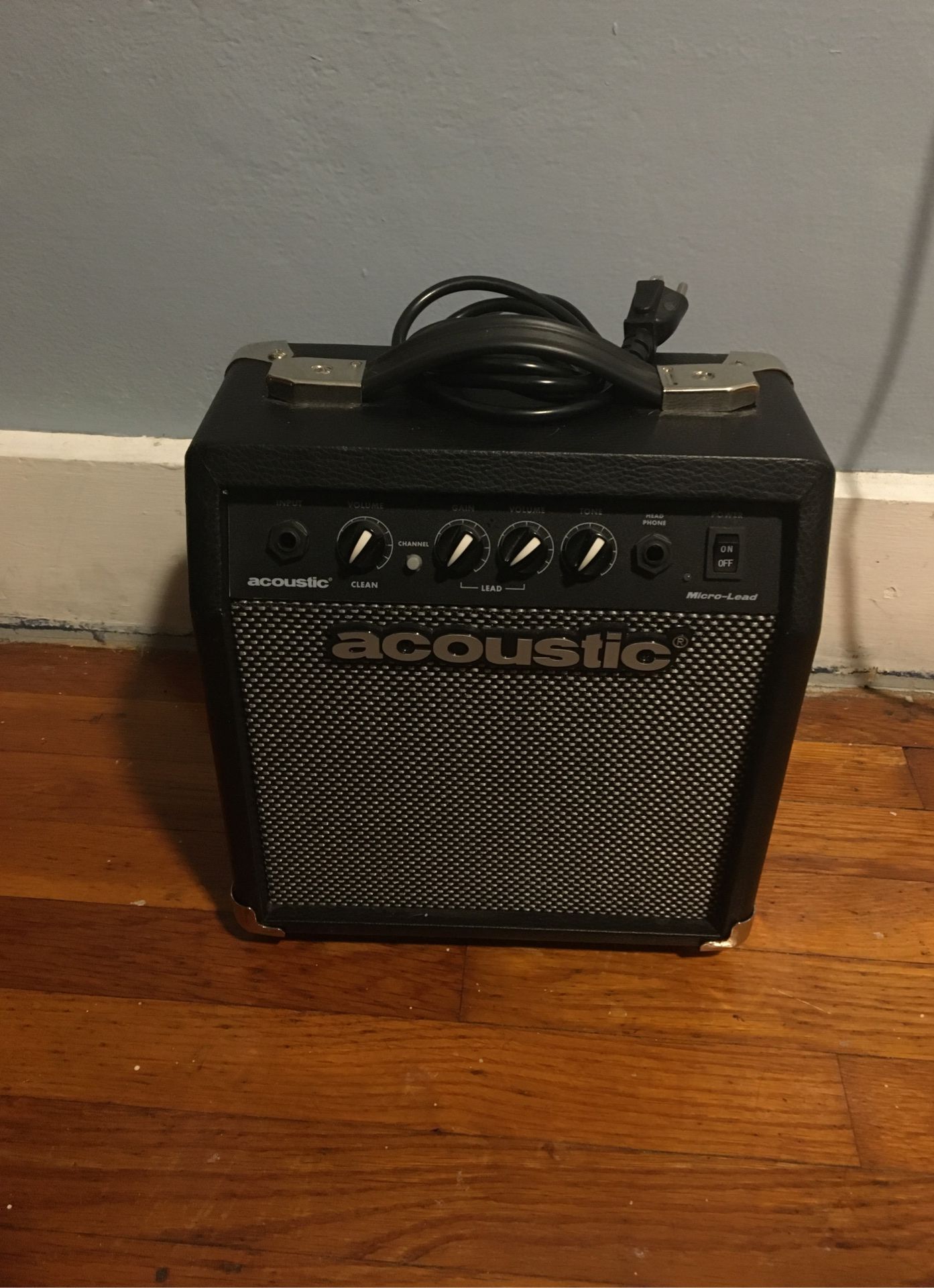 Acoustic Micro-Lead amp for Electric guitars