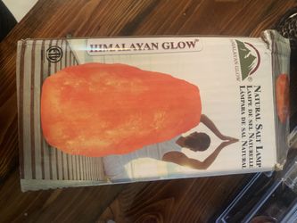 Natural salt lamp