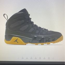 Jordan 9 Boot Black Gum (size 9)