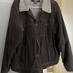 Vintage Urban Pipeline Corduroy Sherpa Coat