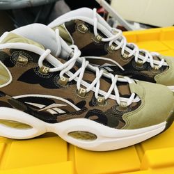 Bape X Reebok Allen Iverson Question Mid 