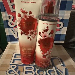Japanese Cherry Blossom Fragrance Mist & Body Cream Set