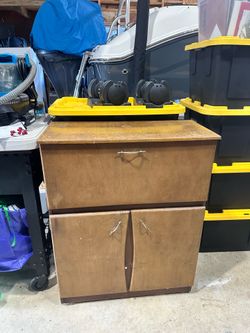 Vintage bar cabinet