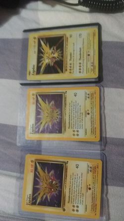 First edition 1995 Zapdos base