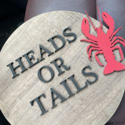 Handmade Crawfish Sign 