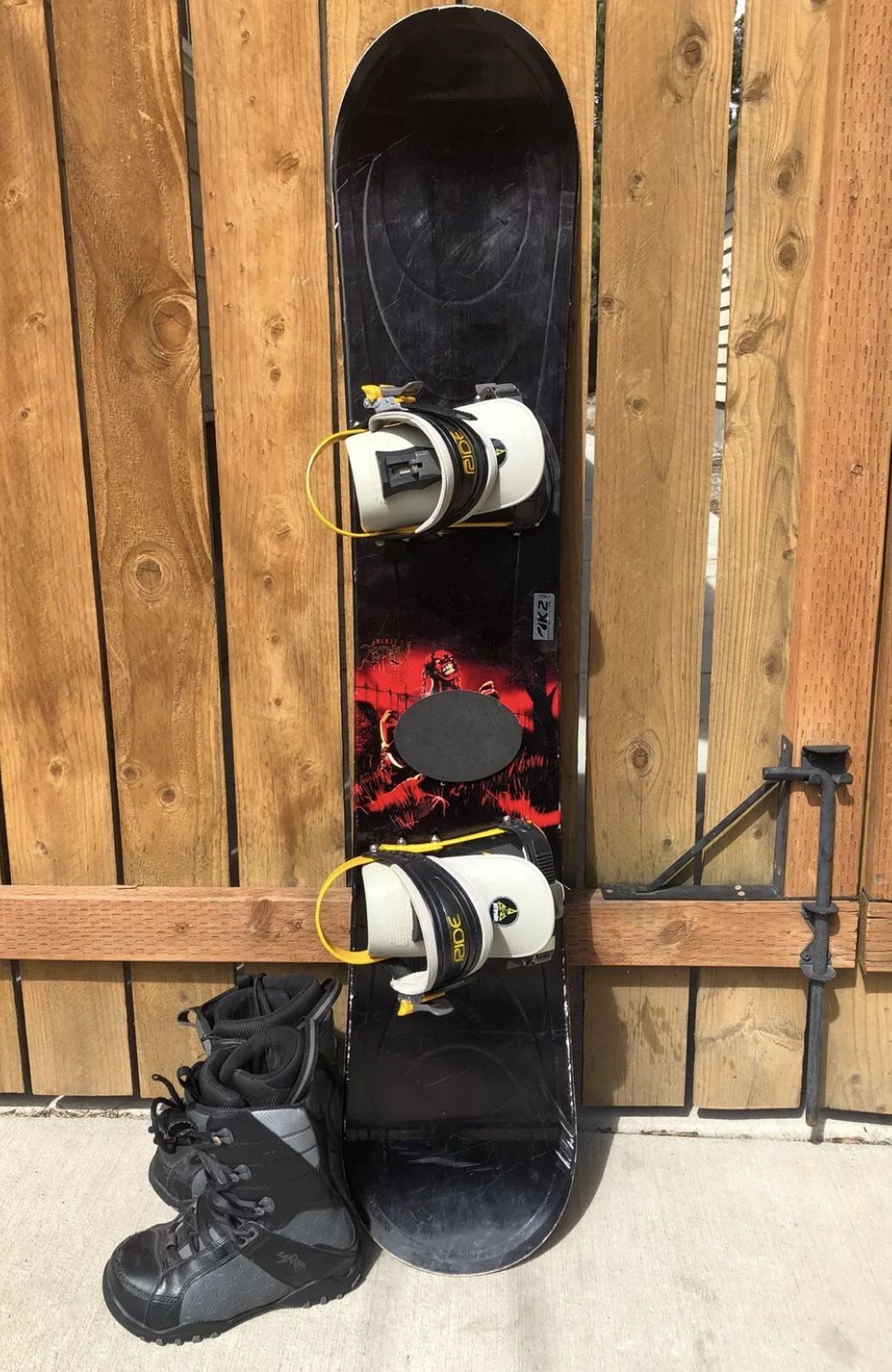 K2 Mini Zeppelin 138cm Jr Snowboard package for Sale in Spokane, WA