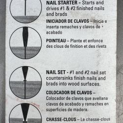 2 Pc Nail Set Nail Starter