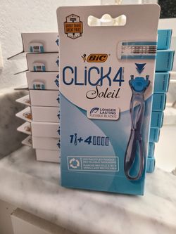 BIC Soleil Click 4 Women's 4 Blade Disposable Razor Shavers 
Many available $3 each. 