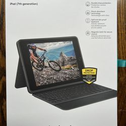 Logitech Rugged Folio Case with Keyboard (Brand New)