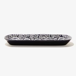 Navy Blue Ceramic Decorative Tray