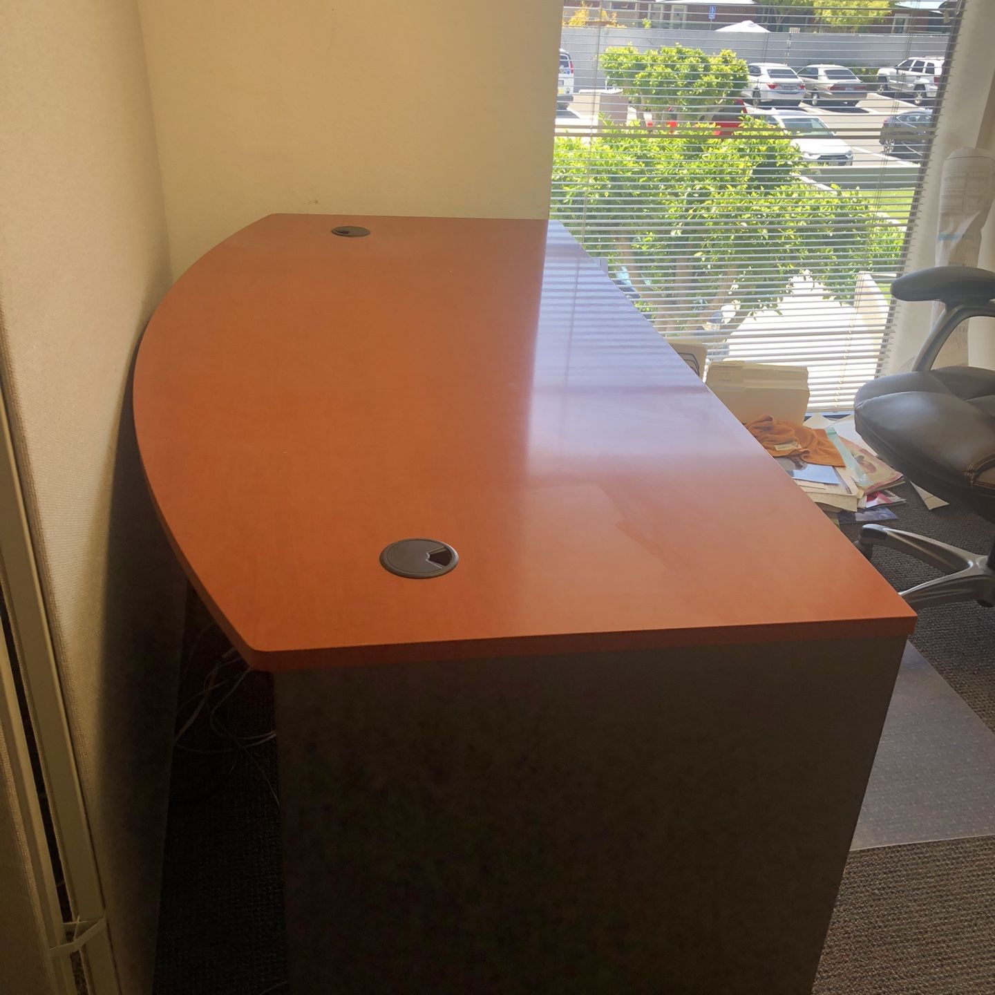 Office desk + 2 Drawer Filing Cabinet + Chair @$250