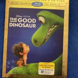 New! Disney Pixar The Good Dinosaur In blu Ray+DVD+ Digital HD Combos with Lenticular Cover 