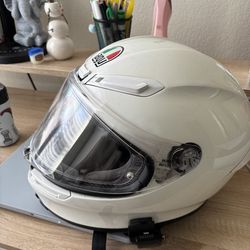 AGV Full-Face Motorcycle Helmet + Bluetooth – Excellent Condition