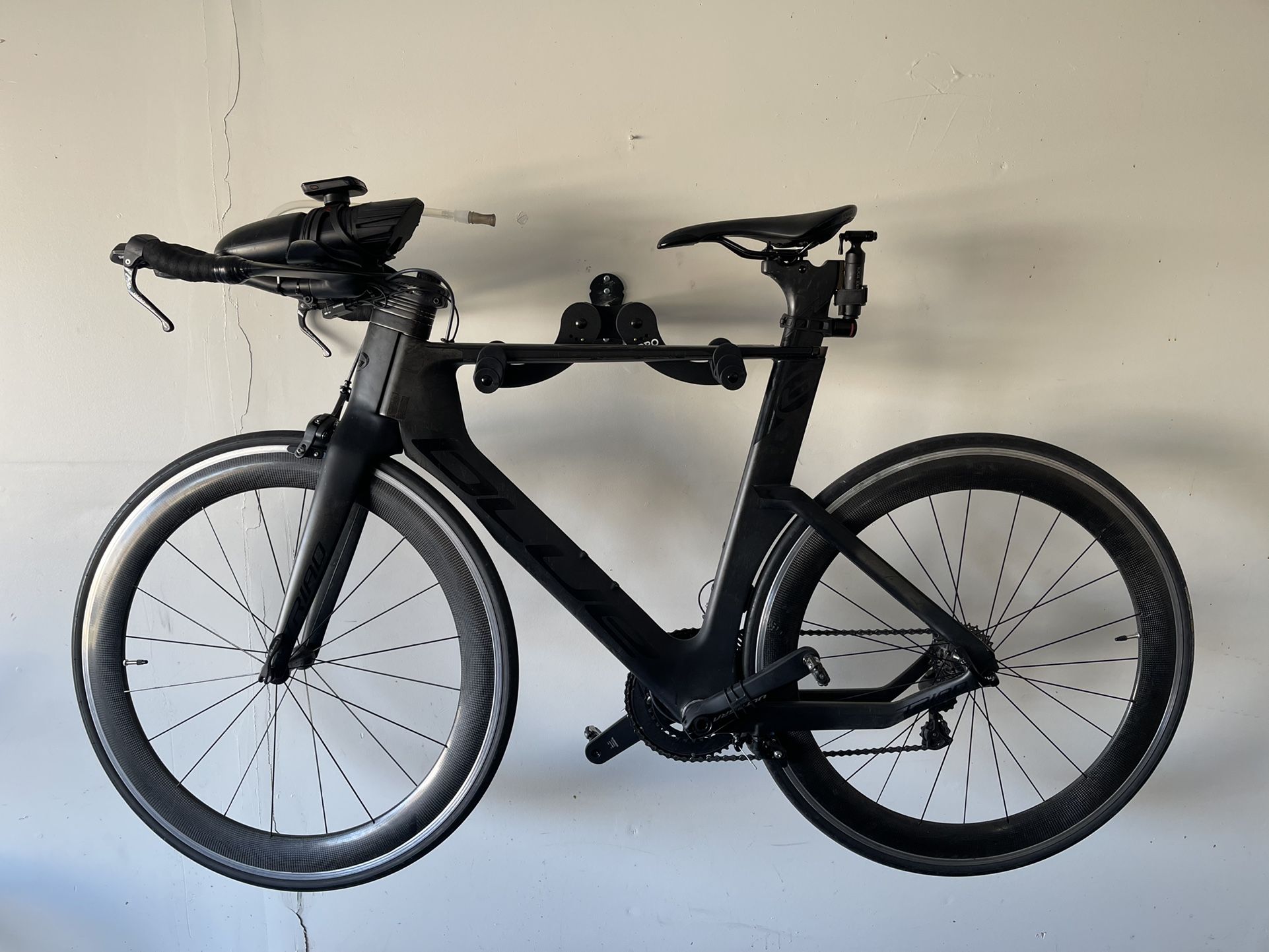 Triathlon bike Blue Competition Black Carbon Fiber Limited Edition Triad SL 54cm