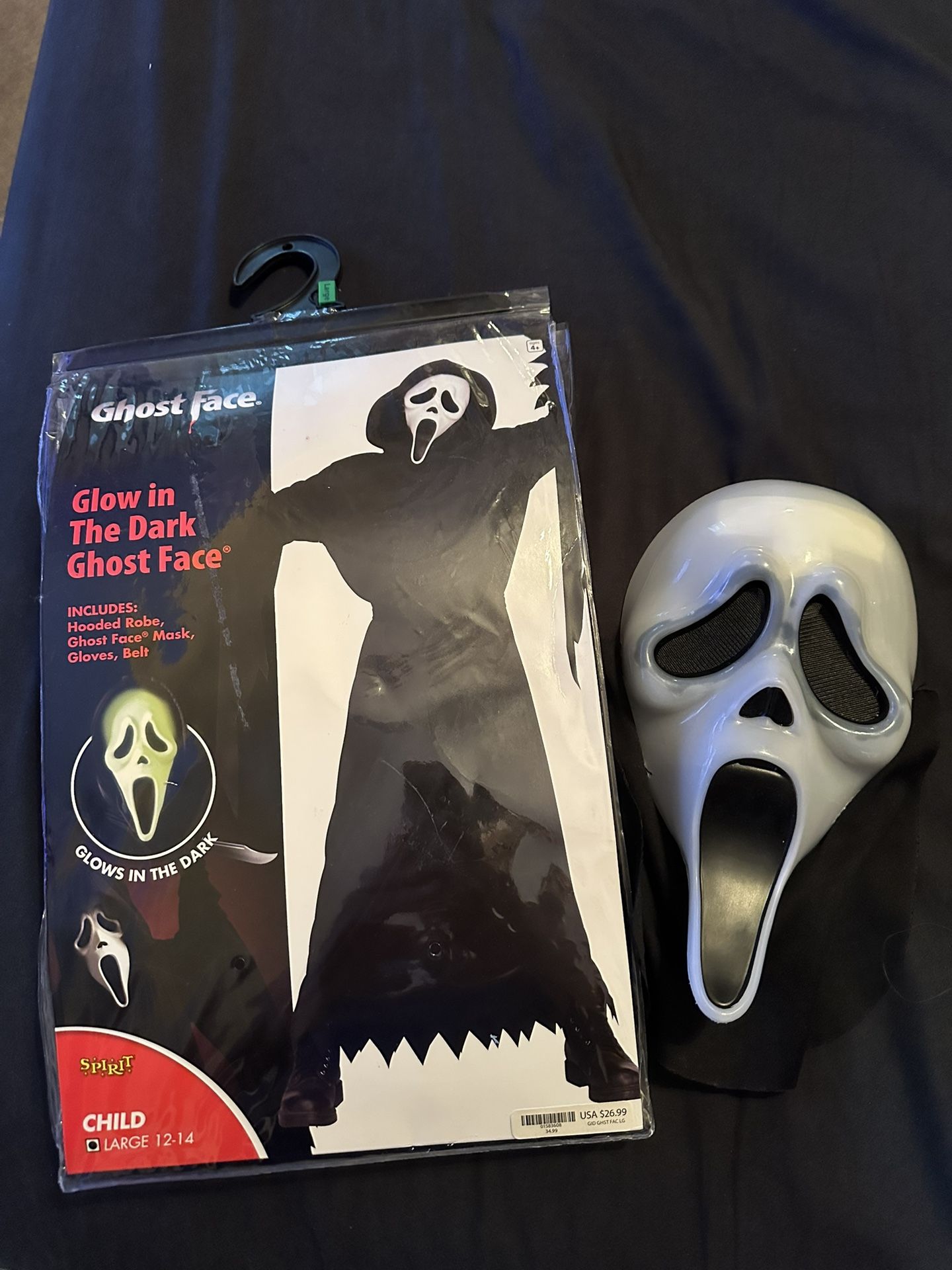 Ghost Face Kids Large Costume
