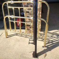 Brass Bed With Rails