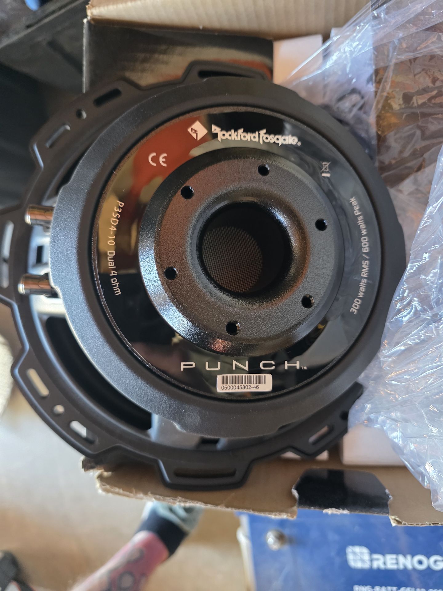 10" Inch Rockford Fosgate shallow mount subwoofer