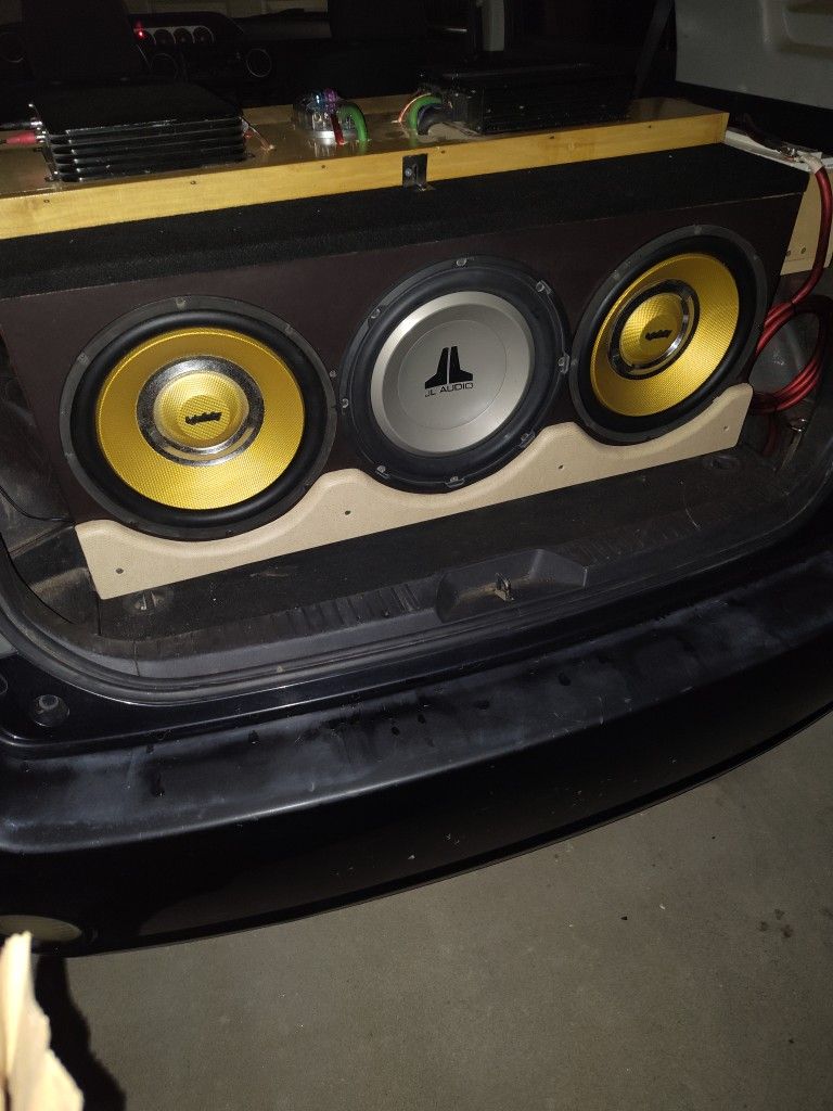 "Custom Speaker Box For 3 Twelves For Sale!"