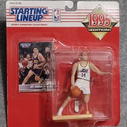 Jeff Hornacek 1995 Starting Lineup Utah Jazz New Package