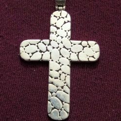 925 Silver Cross Pendant - "Ary" 