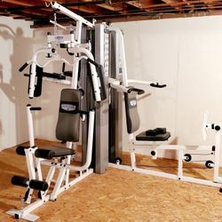 Full gym set (not assembled)