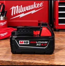 Milwaukee M18 RedLithium XC 4.0 Battery