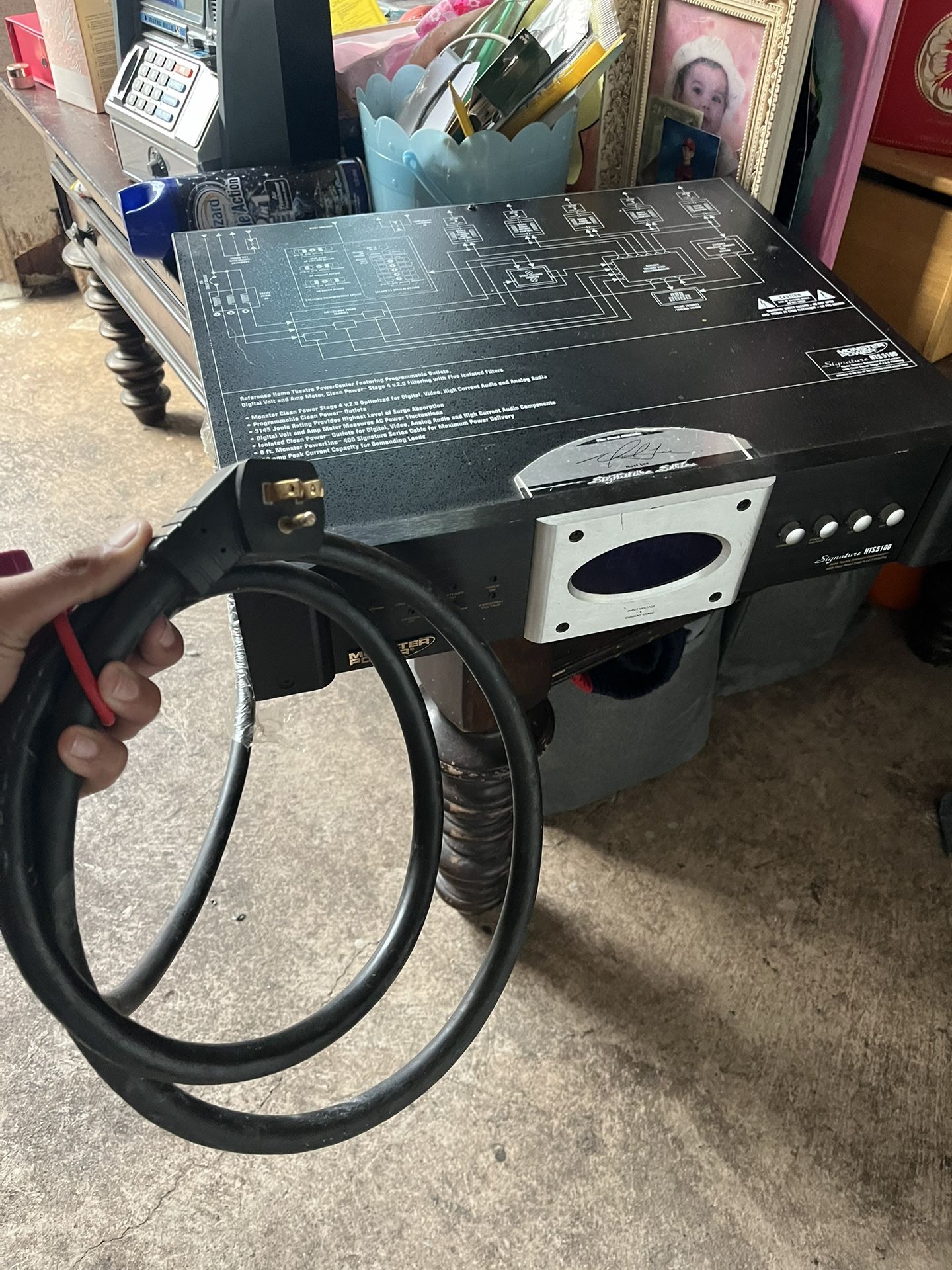 Monster Power Hts 5100 Home Theater Reference Power center Protector Clean