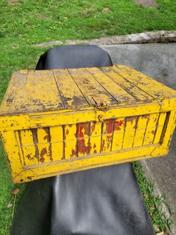 Antique wooden box