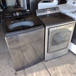 Samsung WASHER AND ELECTRIC DRYER stainless steel Large Capacity
