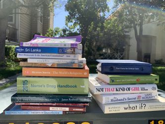 Books, RN textbooks, RN manuals