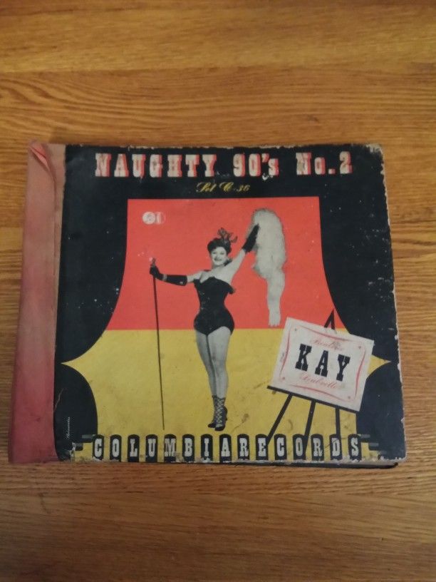 Naughty 90's No. 2 - Beatrice Kay Soubrette, Set C-36, Vintage 78 RPM Shellac Records