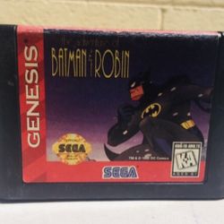 The Adventures Of Batman & Robin On Sega Genesis  [ Side Scrolling Action As Your Batman Taking On Crime In Gotham City ]