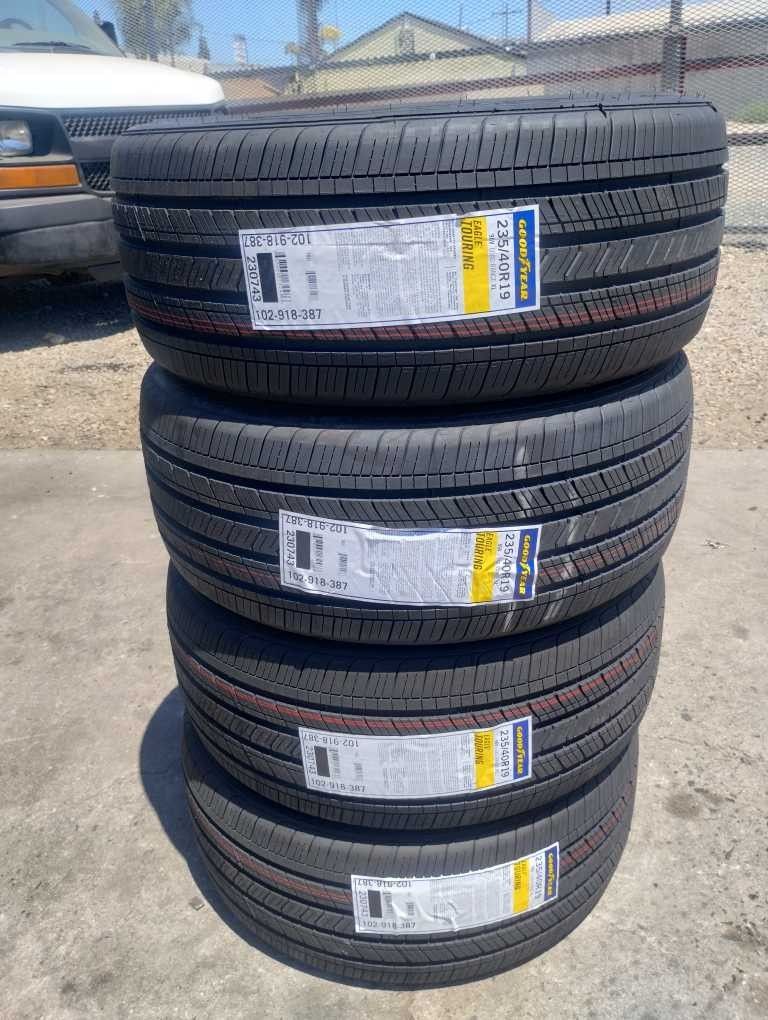 Tires New Goodyear Eagle Touring 235 40R19 $650 Set Of Four Install Mount And Balance 