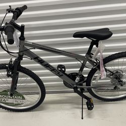 NEW Huffy Rock Creek 24 Inch Gray Mountain Bike 