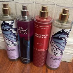 Victoria & Bath Bodyworks Mists