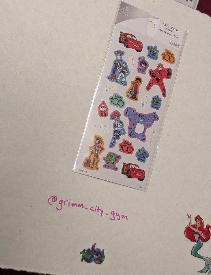 Japan Exclusive Stickers Disney 100th Anniversary