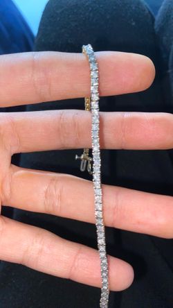 Lab grown diamond bracelet & necklace