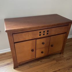 wooden buffet cabinet