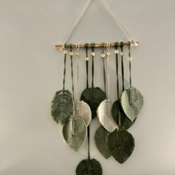 Macrame Wall Hanging Leaves